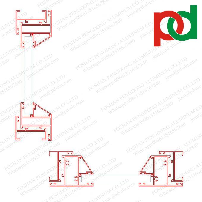 Perfiles de Aluminio παράγραφος Βολιβία Proyectante Ventana Serie 32